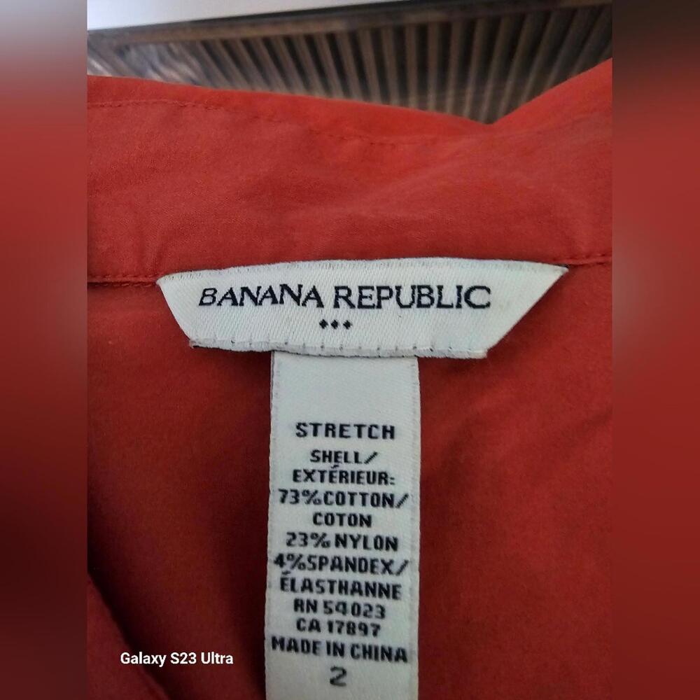 Banana Republic Coral Shirtdress - Picture 7 of 9